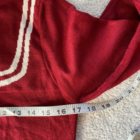 Cider Flower Button Long Sleeve Red Sweater/Cardigan Sz: Medium - Picture 7 of 8
